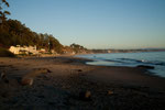 the New Brighton State Beach in the evening