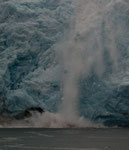 Ein "kalbender" Gletscher
