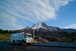 Our overnight place - Mt. Hood in touching distance