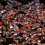 Die Stadt in der Dämmerung von der Christus Statue