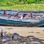 ...ein altes Fischerboot zerfällt in aller Ruhe...