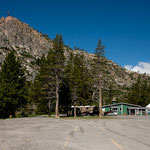 Unser Schlafplatz in Squaw Valley - einen riesigen Platz für uns allein