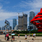 Auch Qingdao wurde eine hochmoderne Großstadt.....