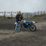 ....schnaufend und pustend - vor allem die Yamaha....