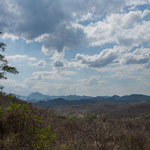 ....im Hintergrund das Bergland von Nicaragua