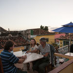 ....schöne Dachterrasse - aber das Essen war leider nicht so gut....