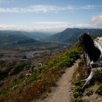 Dieses Tal war vor dem Ausbruch eine tiefe Schlucht - jetzt "zugeschüttet"