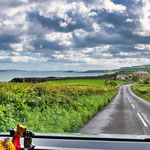 Die Fahrt entlang der wunderschönen Küste ist extrem abwechslungsreich...