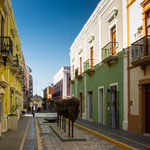 Die Strassen von Campeche sind sehr liebevoll restauriert....