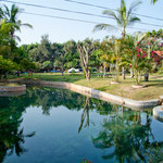 Hier ein Becken mit Flusswasser