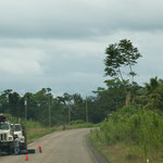 ....LKW Reparatur am Strassenrand