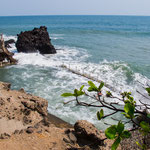 ....eine große Welle ging über den Gezeitenpool.....