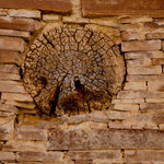 vor 1.000 Jahren gebaut und so präzise wurden die Baumstämme ins Mauerwerk eingepasst