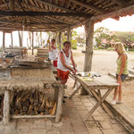 ....und einen tollen Grillplatz über dem Pazifik....