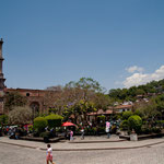 Der "Zentralplatz" von Valle de Bravo