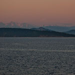 der immer schneebedeckte "Mount Baker" im Hintergrund