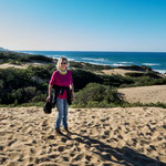 Rita hat die höchste Düne erklettert