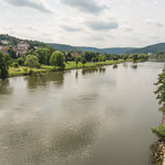 Der große und schöne Main fliesst direkt an Lohr vorbei....