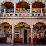 Die mexikanische Geschichte an der Wand