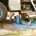 .....Cheve Calvin und "helper" Rudi....