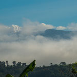 ....der Blick auf die Vulkane....