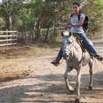 ....auch die Mädels auf einem 1 - PS - Ferrari....