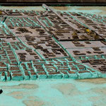 ein Modell der ehemaligen Aztekenstadt - wie sie Cortez vorfand