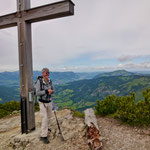 Gipfelkreuz des Berg Iseler