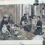 Wandmalereien in einem Dorf