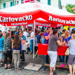 ....das EU-Neumitglied Kroatien hat sogar sein eigenes Bier mitgebracht....