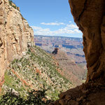 ..... manchmal wird es eng und steil....