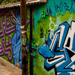 Und immer wieder in Mexico: tolle Wandmalereien