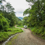 ....unser Stellplatz neben dem Gebirgsfluss.....