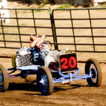 das Schwein lenkt mit den "Füssen"