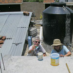 Rita und Leanne bei streichen