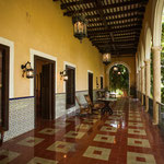 Die Ostveranda - groß hoch und edel....