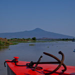 der See Patzcuaro liegt sehr idyllisch.....