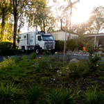 Der Stellplatz für unser "Baby" bei Sybille & Christian in Santa Barabara