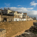 Die Stadtmauer existiert nur noch auf der Wasserseite