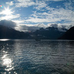 ...es hat alles gepasst: Sonnneschein, Wolken, ruhige See und Panorama....