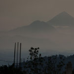 Vulkan "Santa Maria" 20 km entfernt.....