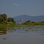 ...mit der weithin sichtbaren Insel Janitzio.....