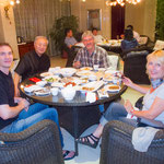 Wir genossen den Abend mit Herrn Wang den Rudi von früheren Zeiten kennt.