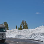 Schneeberge Ende Juli - dies gibt es normalerweise nicht hier