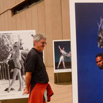 eine Freiluftausstellung bei der Sydney Oper