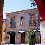 ein gefliester Palazzo