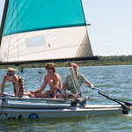 Till und Kevin beim Segeln....