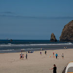 "Oregon Riviera" bei Cannon Beach - aber niemand im Wasser