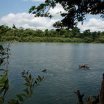 der mächtige "Rio Lacanja" als Grenzfluss zum Nationalpark