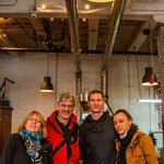 Mit Tina und Andi in einer tollen Kaffeerösterei in Brooklyn...